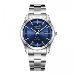 Alexandre Christie AC 1027 Silver Blue Man Steel MDBSSBU